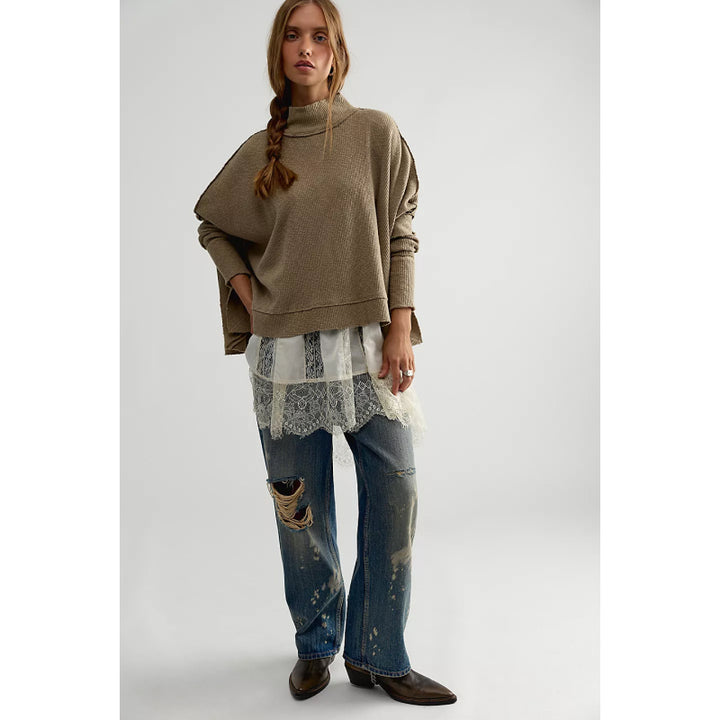 Free People We The Free Moon Daisy Turtleneck Twofer