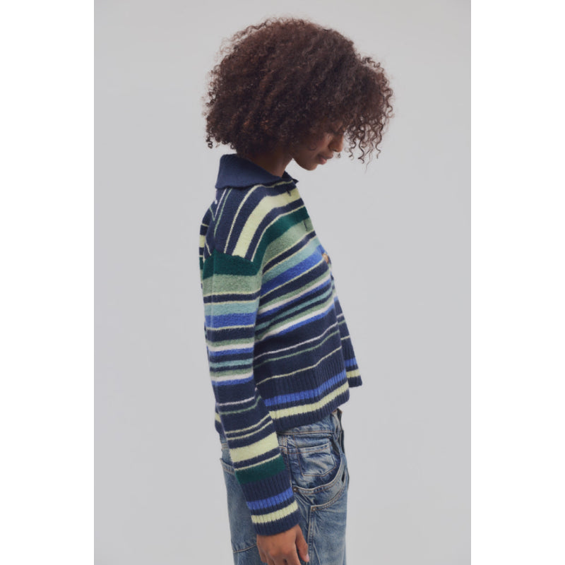 Free People Trading Up Stripe Polo