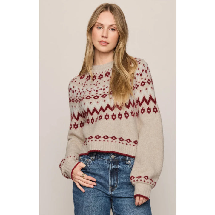 Z Supply String The Lights Fair Isle Sweater