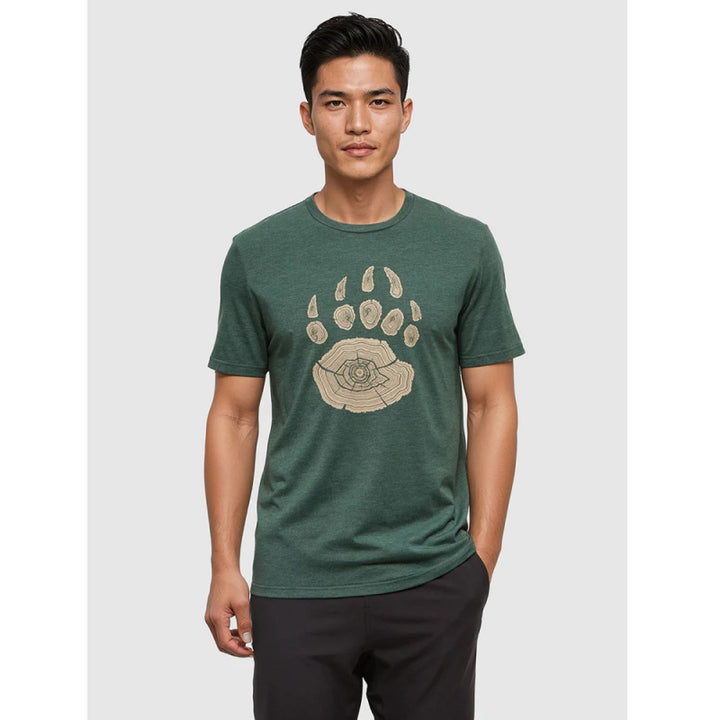 T-shirt à griffes d'ours pour hommes Tentree 