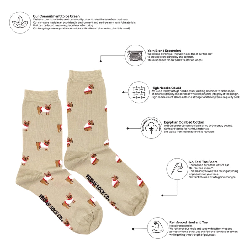 Friday Sock Co. - Women's French Bulldog Socks