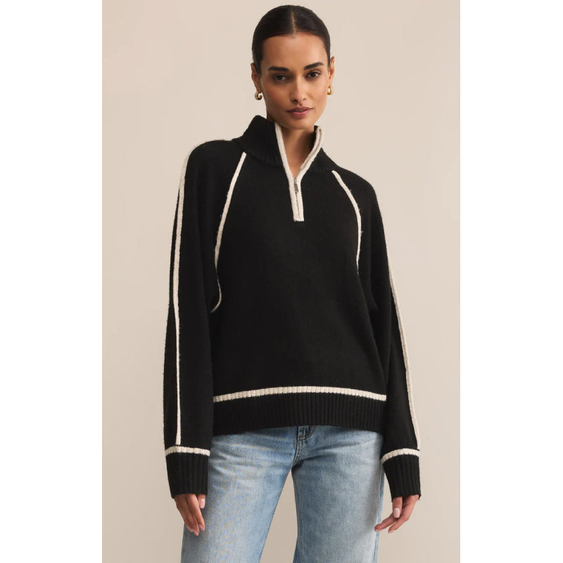 Z Supply Alps Half Zip Sweater