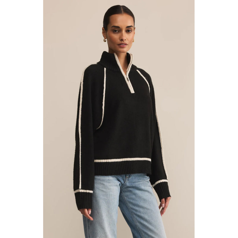 Z Supply Alps Half Zip Sweater