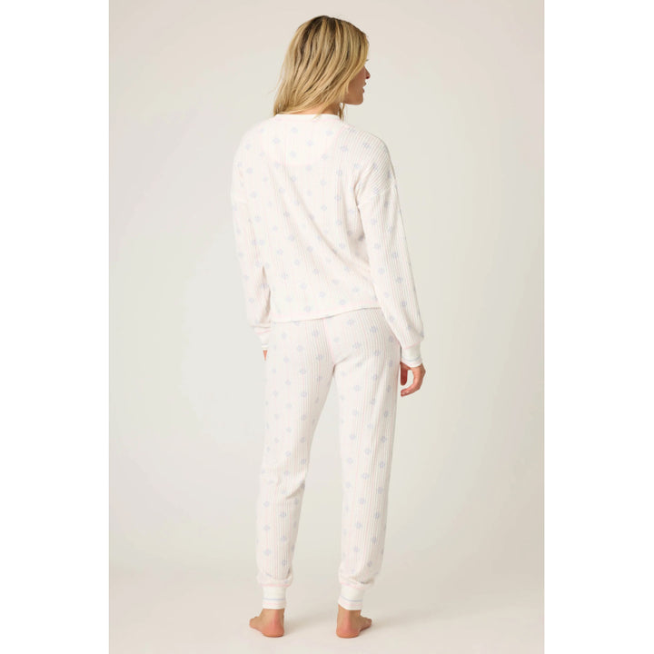 PJ Salvage Ski Jammie Classics Snowflake Wishes PJ Set