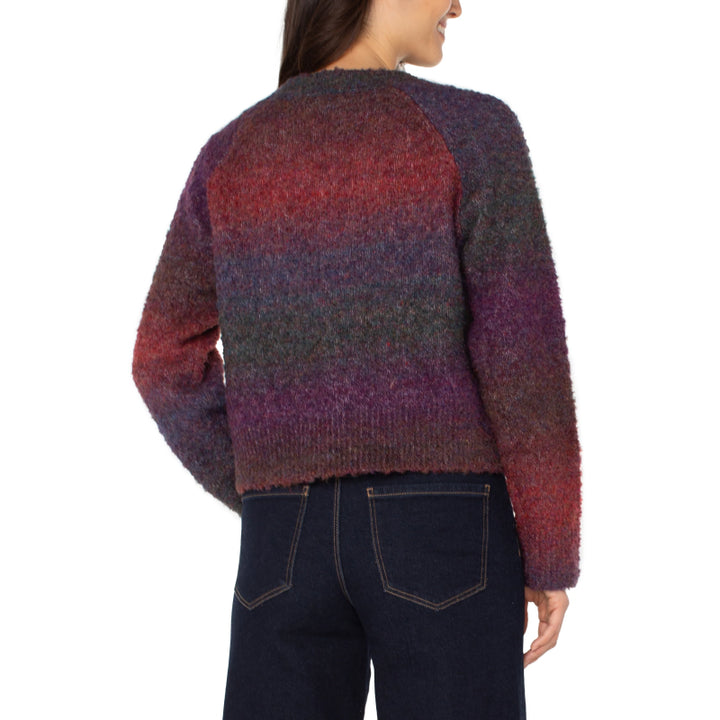 Liverpool Balloon Sleeve V Neck Cardigan