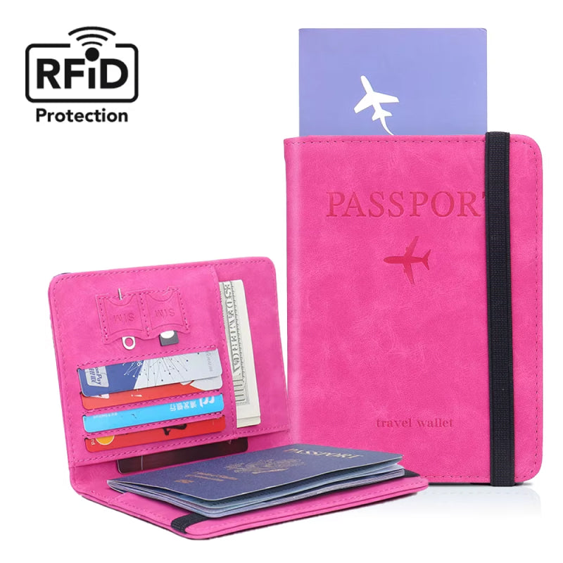 Passport Travel Wallet - RFID Blocking