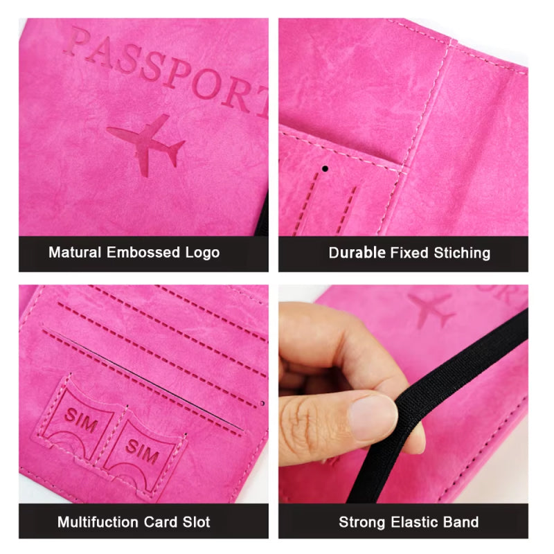 Passport Travel Wallet - RFID Blocking