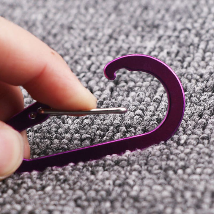 Aluminum Hook Carabiner Clip Keychain