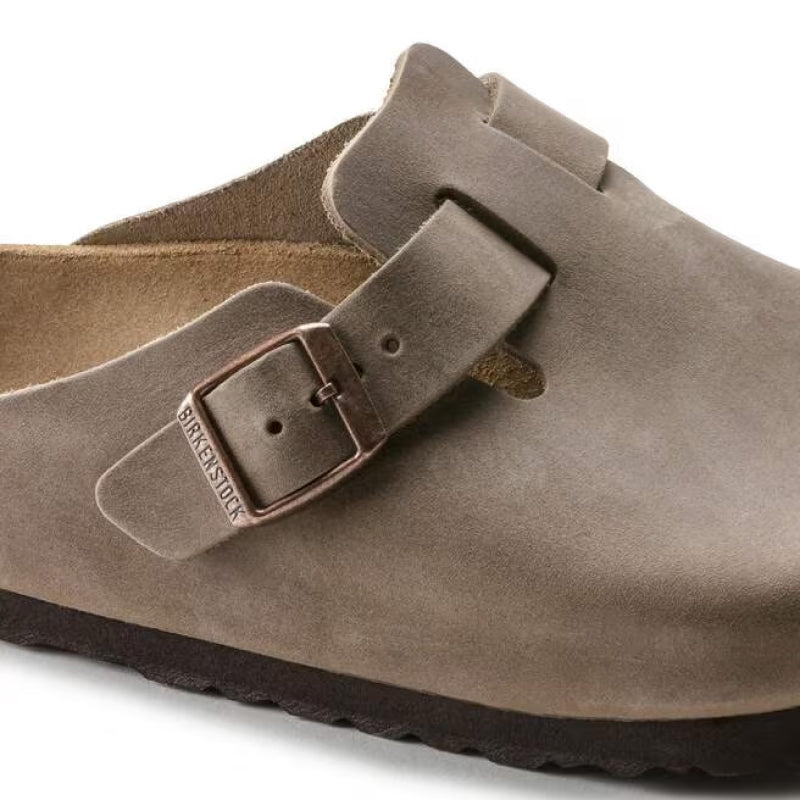Birkenstock Boston Tobacco Oiled Leather - Regular