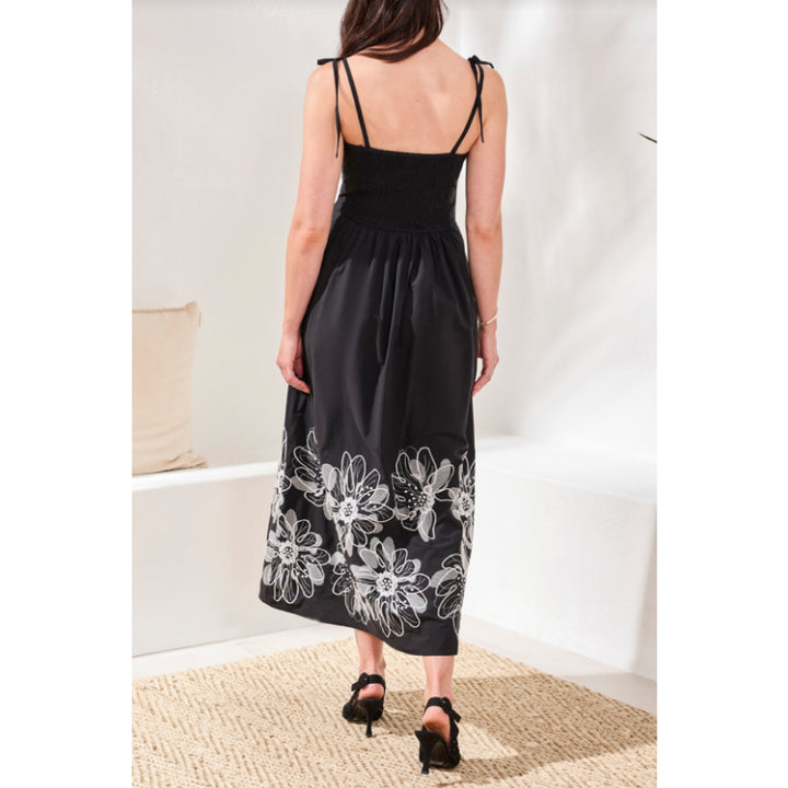 Tribal Sleeveless Dress with Embroidery