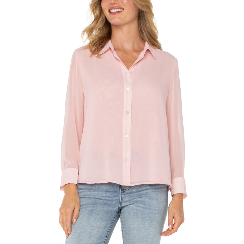 Liverpool Woven Shirt With Pleat Back