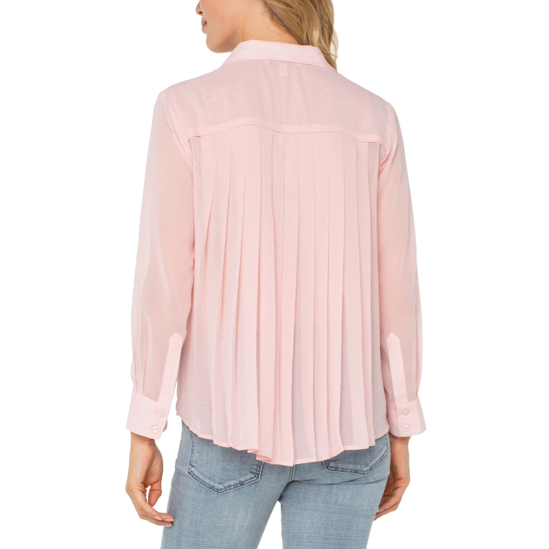 Liverpool Woven Shirt With Pleat Back