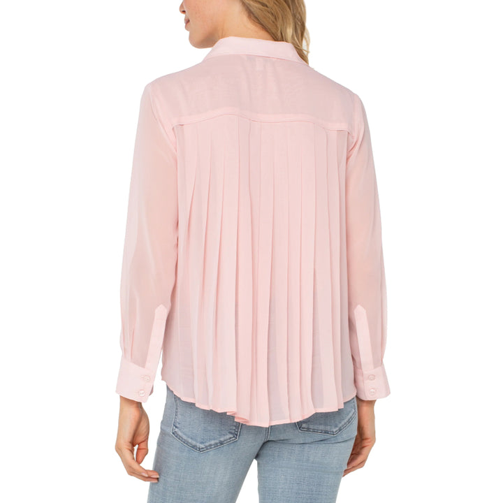 Liverpool Woven Shirt With Pleat Back