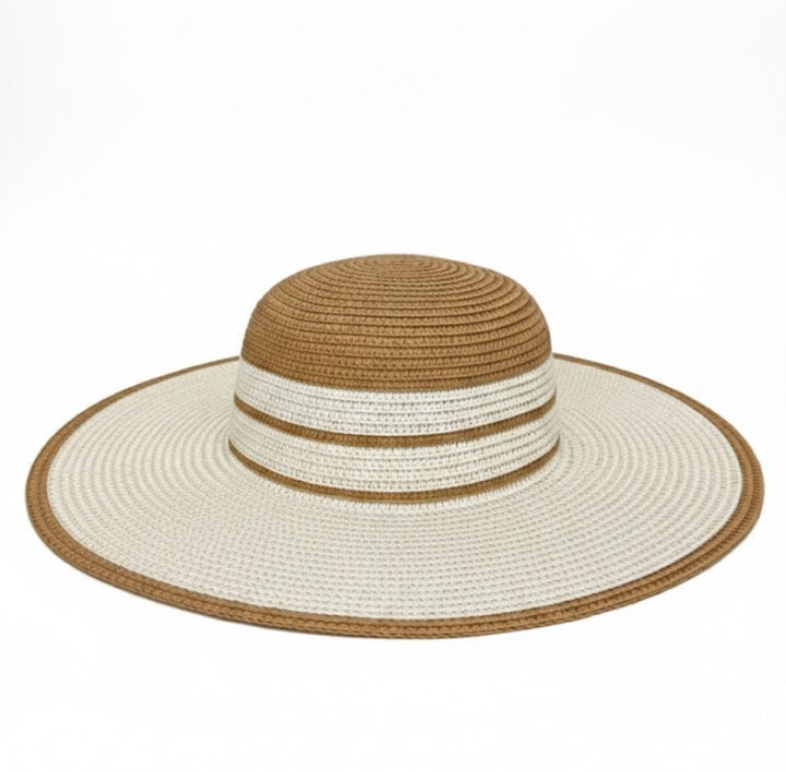 Take It Outside Essentials Striped Straw Beach Hat