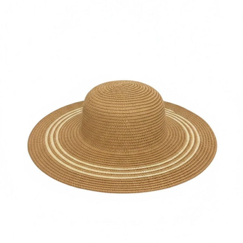 Take It Outside Essentials Striped Straw Beach Hat