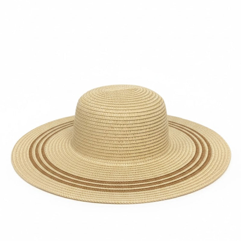 Take It Outside Essentials Striped Straw Beach Hat