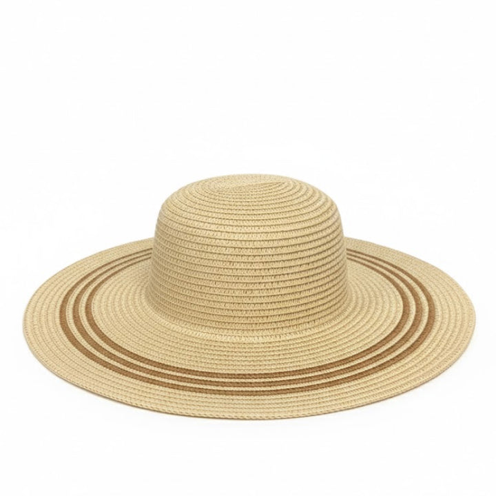 Take It Outside Essentials Striped Straw Beach Hat