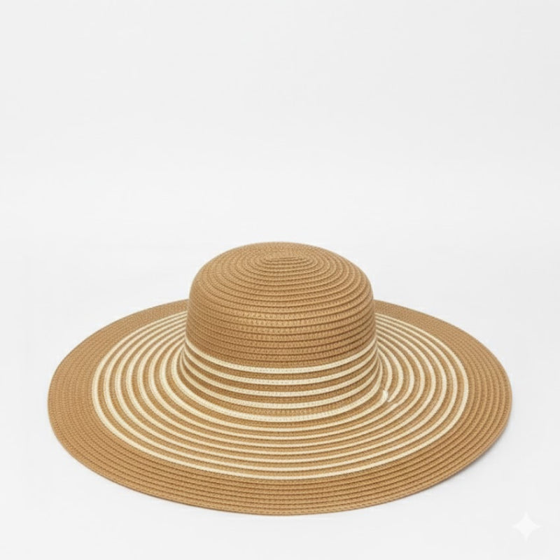 Take It Outside Essentials Striped Straw Beach Hat