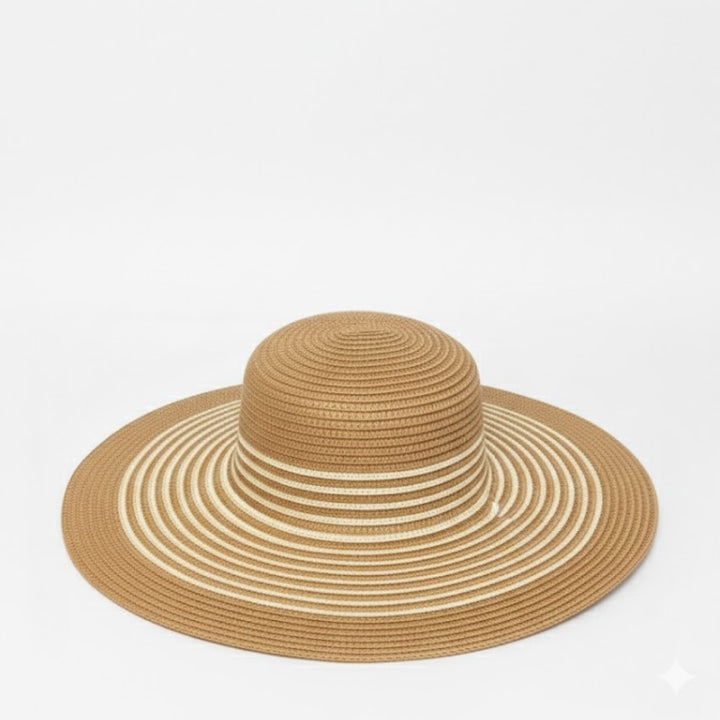 Take It Outside Essentials Striped Straw Beach Hat