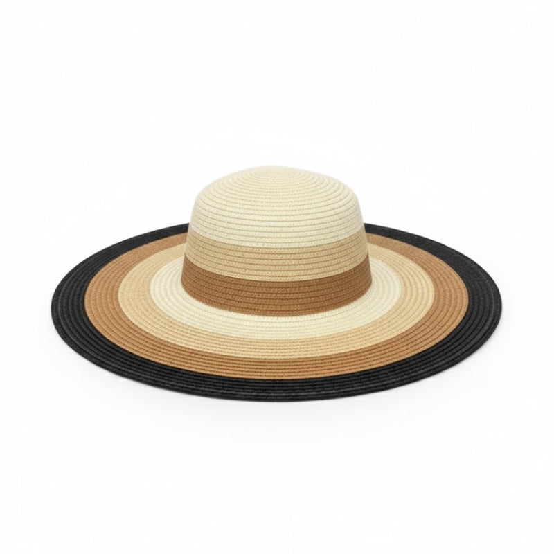 Take It Outside Essentials Striped Straw Beach Hat