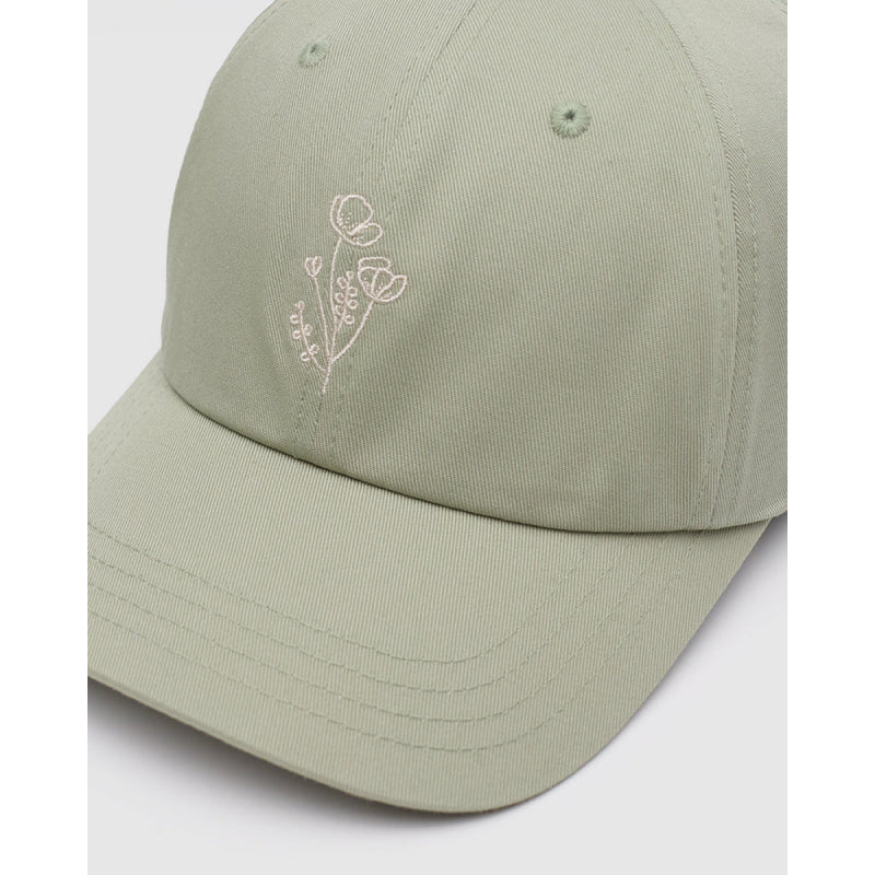 Tentree Flower Embroidery Peak Hat