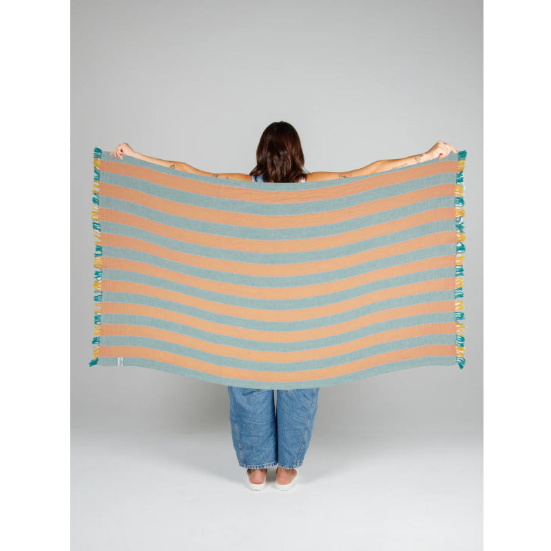 Tofino Towel THE BANKS | Stripe Gauze Muslin Turkish Towel