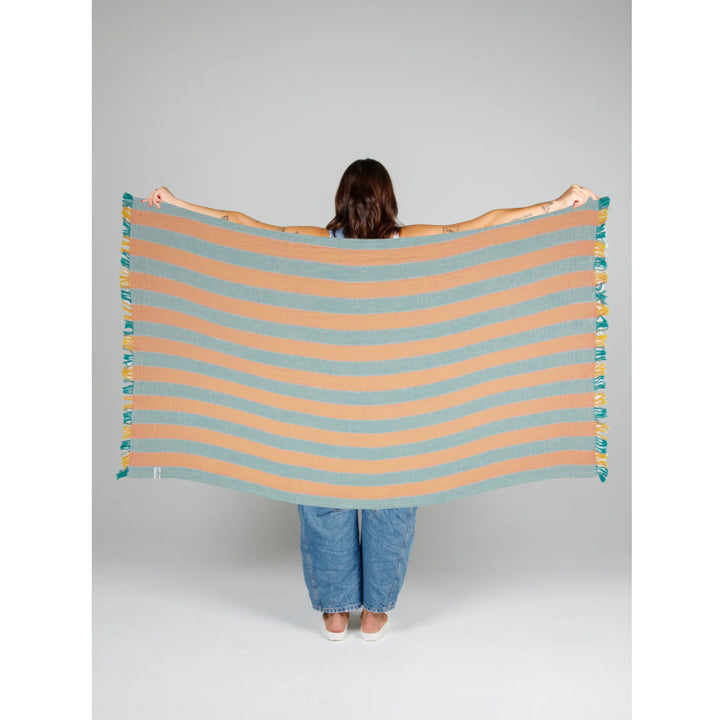 Tofino Towel THE BANKS | Stripe Gauze Muslin Turkish Towel