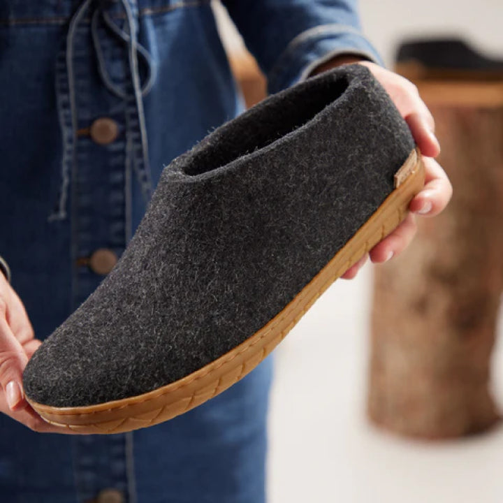 Glerups Shoe - Honey Rubber - Charcoal