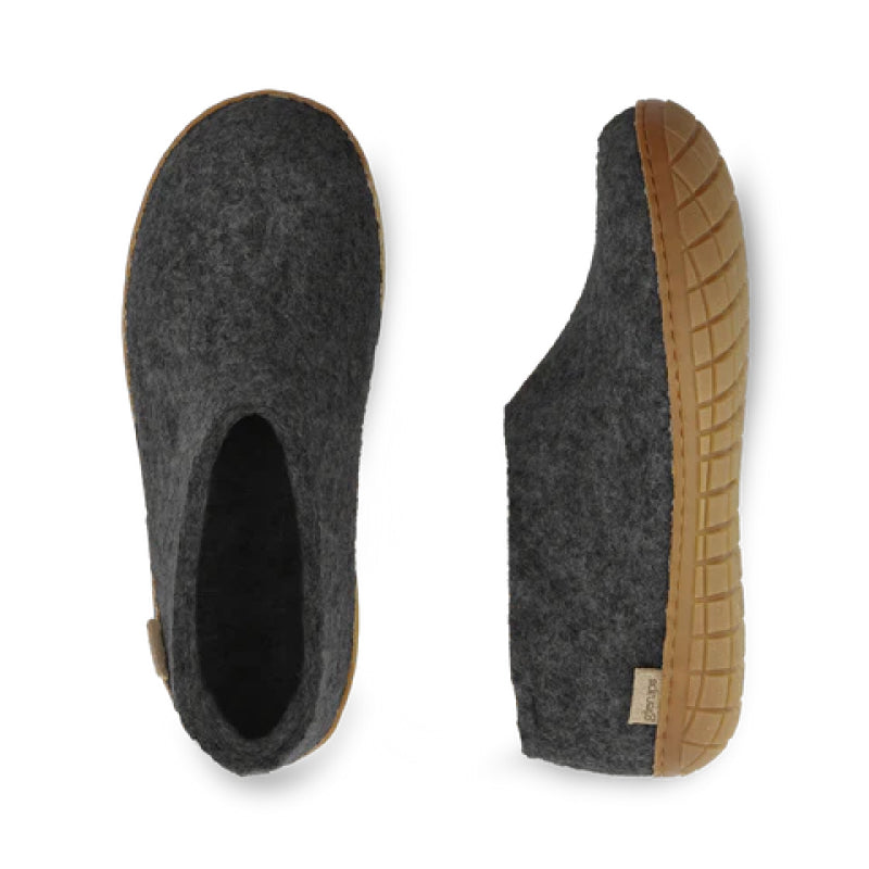 Glerups Shoe - Honey Rubber - Charcoal
