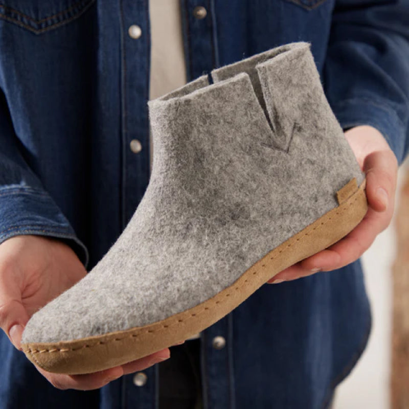 Glerups Boot - Leather - Grey