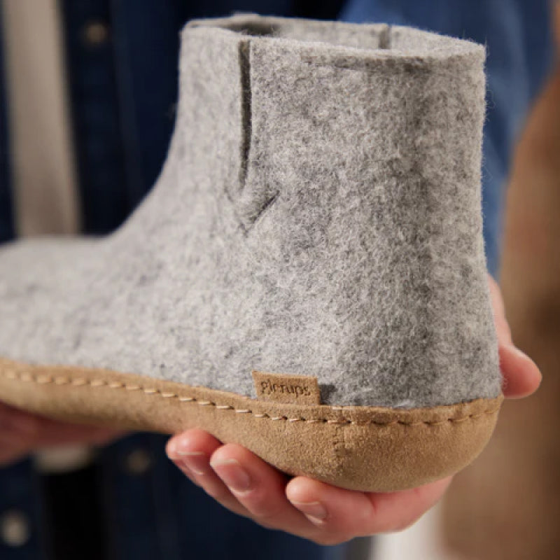 Glerups Boot - Leather - Grey