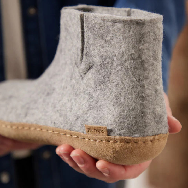 Glerups Boot - Leather - Grey