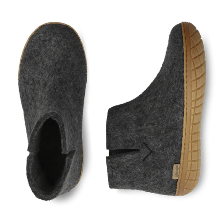 Botte Glerups - Caoutchouc Miel - Charbon