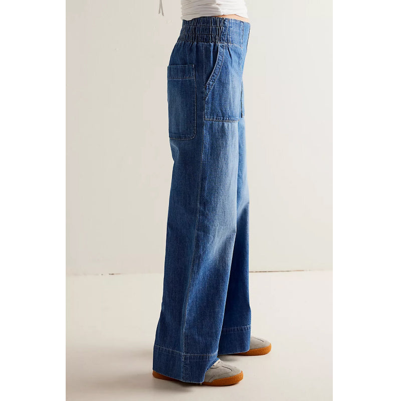 Pull-on en jean Breezy Free People