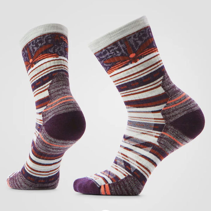 SmartWool Women's Hike Targeted Cushion Dragon Stitch Mid Crew Socks