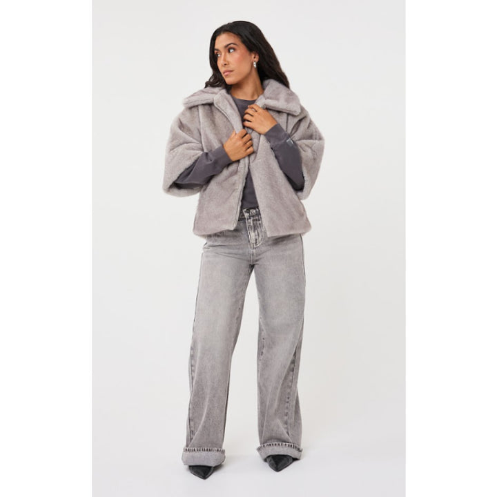 Esqualo Coat Poncho Fake Fur