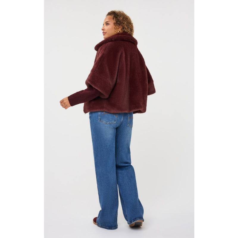 Esqualo Coat Poncho Fake Fur