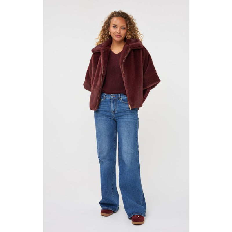 Esqualo Coat Poncho Fake Fur