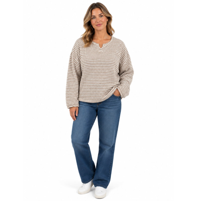 TIO Essentials Long Sleeve Waffle Top