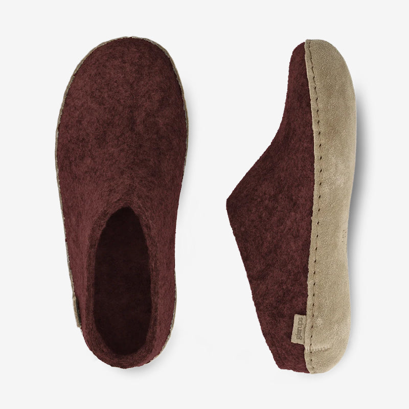 Glerups SIip-On - Leather - Beet