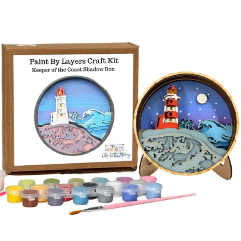 Our Little Makery Paint By Layers Craft Kit