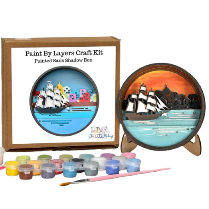 Our Little Makery Paint By Layers Craft Kit