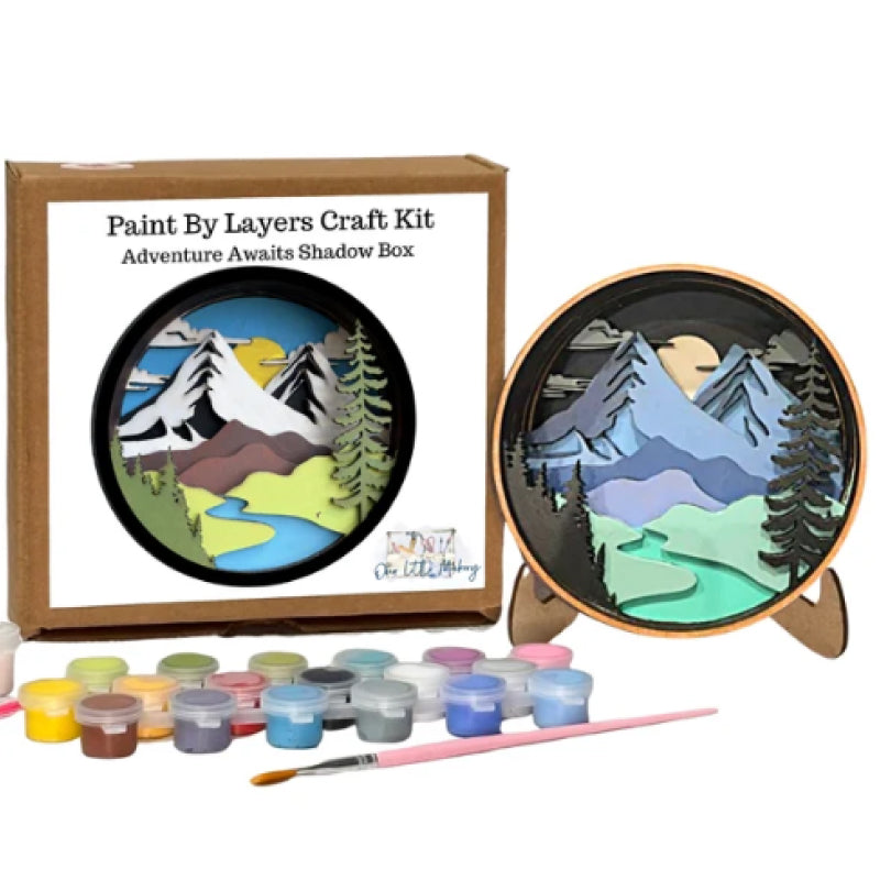 Our Little Makery Paint By Layers Craft Kit