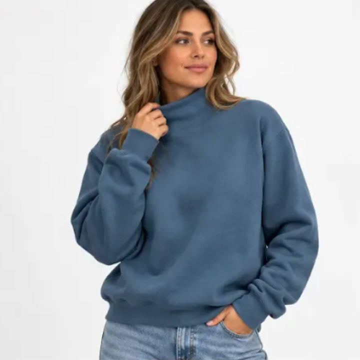 TIO Essentials Mock Neck Sweater