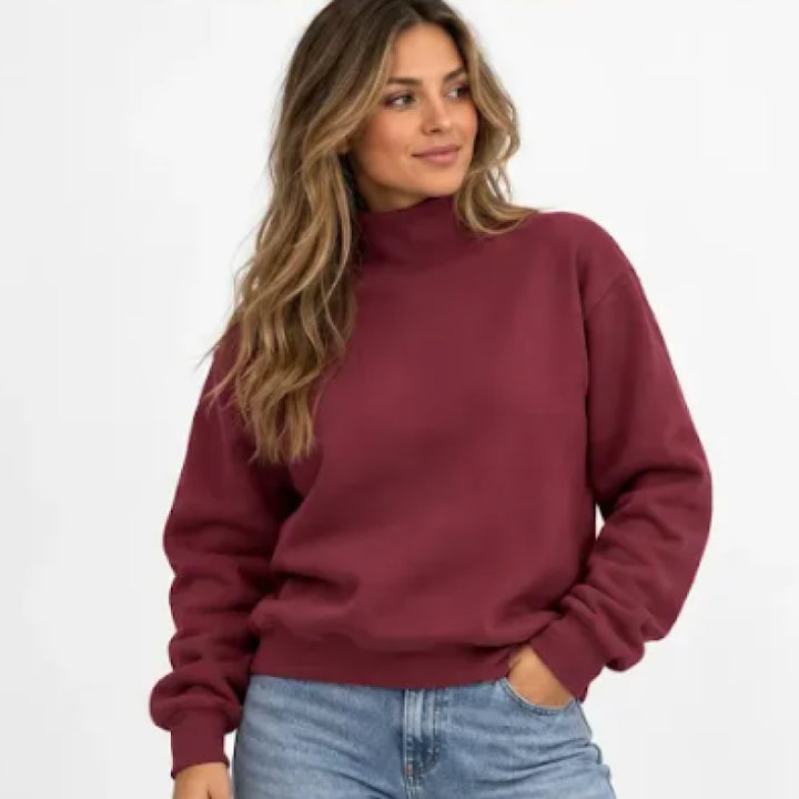TIO Essentials Mock Neck Sweater