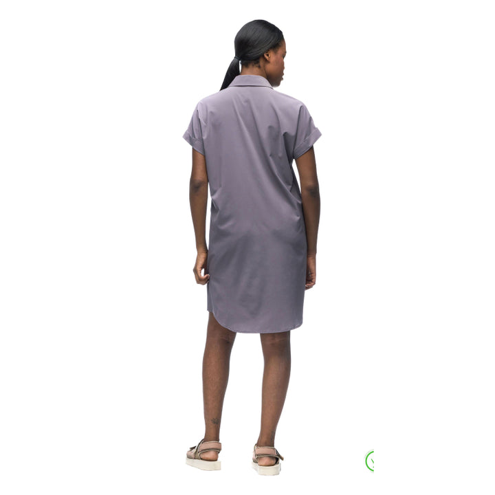 Indyeva Frivol Knee Length Short Sleeve Shirt Dress