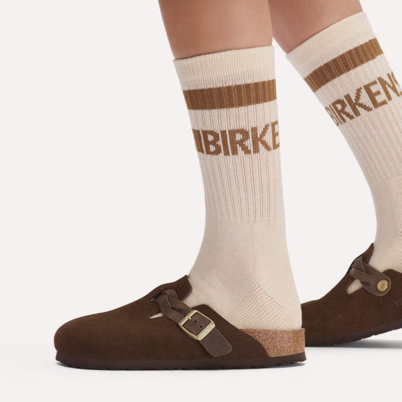 Birkenstock Boston Braid Carafe Suede / Oiled Leather - Narrow