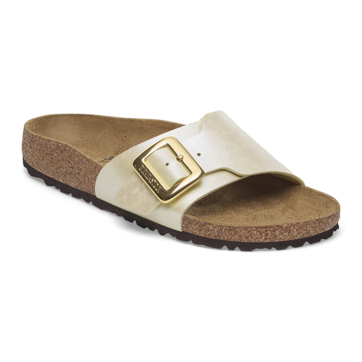 Birkenstock Catalina Luxe Buckle Graceful Pearl White Birko-Flor - Narrow