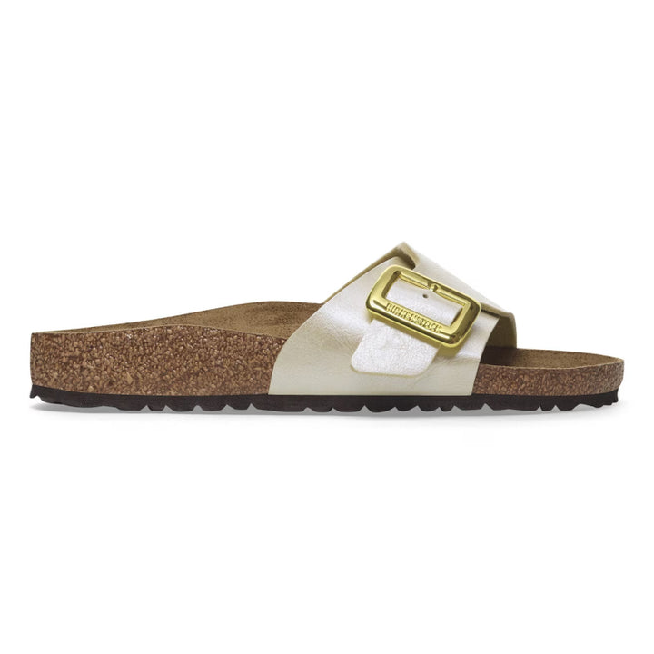 Birkenstock Catalina Luxe Buckle Graceful Pearl White Birko-Flor - Narrow