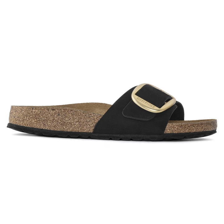 Birkenstock Madrid Big Buckle Black Nubuck - Narrow
